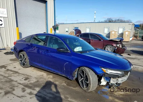 2021 Honda Accord Sport из США, поврежденный, VIN 1HGCV1F30MA080892
